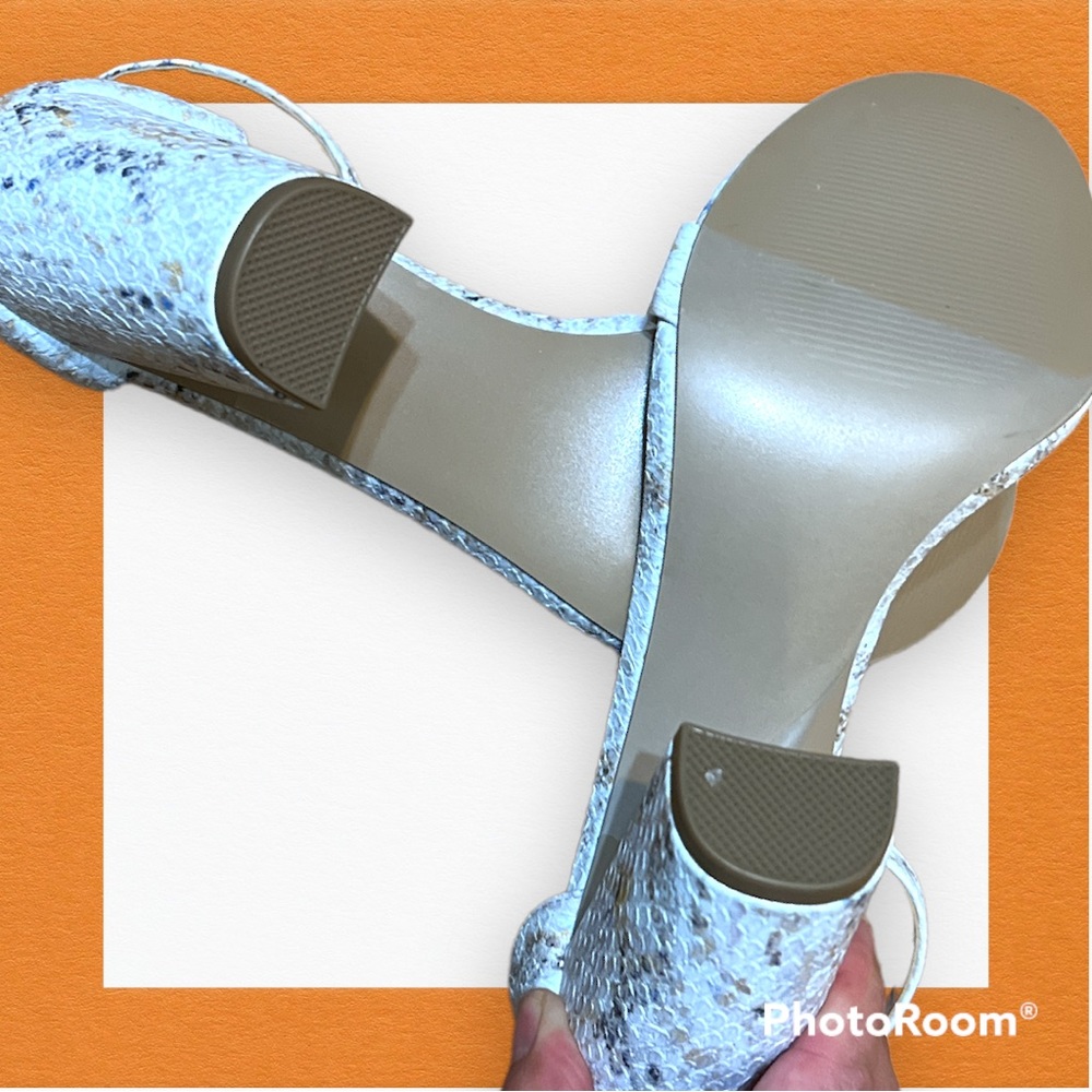 NWT  Just Fab size 7 snakeskin heels - Picture 4 of 7